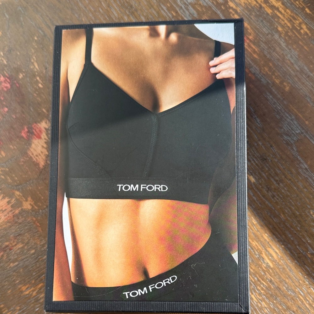 Tom Ford Black Bralette Top XXS